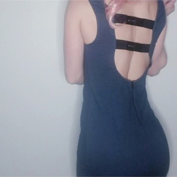 Alice and Olivia Low Back Cut-out Bodycon Dress S - Picture 2 of 7